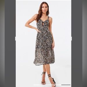 Abstract Button-Down Dress